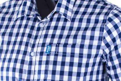 Ford Men's Cotton Check Shirt S/S - Image 4