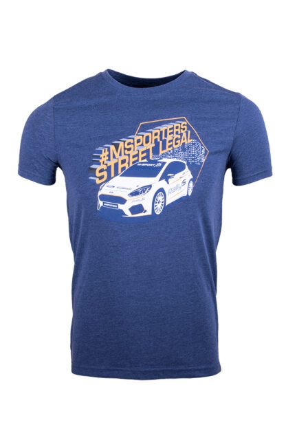 M-Sporters Men's Street Legal T-Shirt - Indigo Melange - Image 2