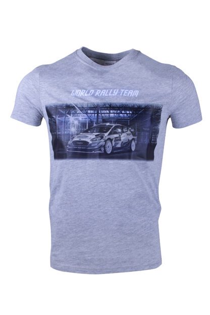 M-Sport Men's "WRC Industrial" T-Shirt - Grey Melange - Image 2