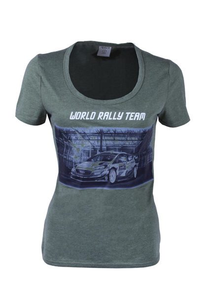 M-Sport Ladies' "WRC Industrial" T-Shirt - Military Melange - Image 2