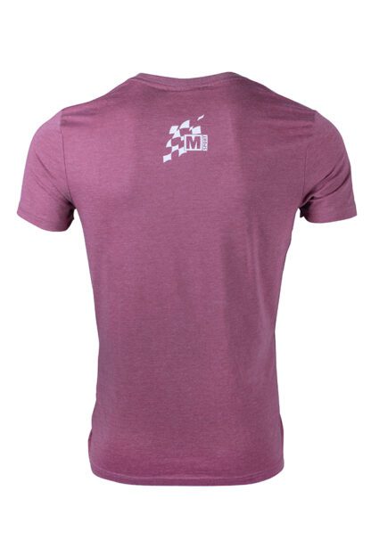 M-Sport Men's "Evaluation Track" T-Shirt - Mauve Melange - Image 3