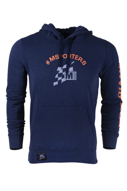 M-Sport #MSporters Hoody - Navy Melange - Image 3