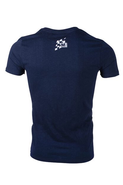 M-Sport Men's "Race Navigator" T-Shirt - Navy Melange - Image 2