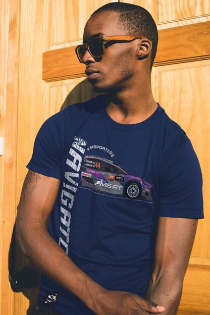 M-Sport Men's "Race Navigator" T-Shirt - Navy Melange