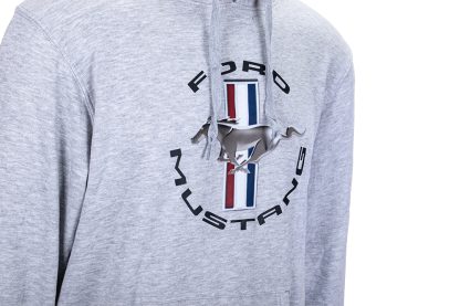 Mustang Grey Melange Hoody - Image 3