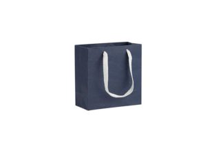 Luxury Gift Bag Small 120x60x120mm - Navy
