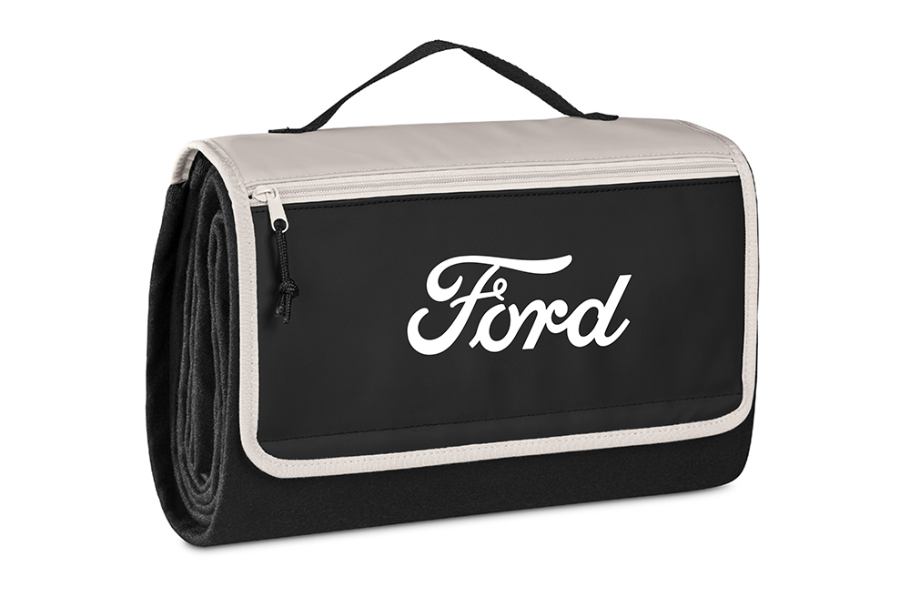 Ford Large Picnic Blanket - Black