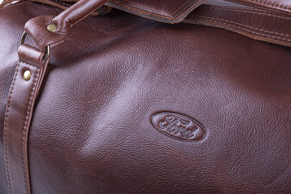 Ford Leather Weekender Bag - Image 3