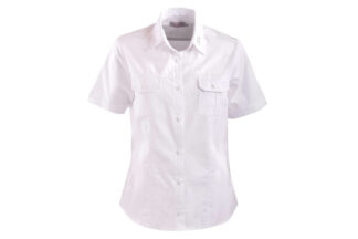 Ford Ladies’ Utility Short Sleeve Shirt - White