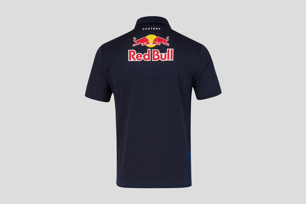 Oracle Red Bull Racing Polo Shirt Driver Max Verstappen - Night Sky / Surf - Image 2