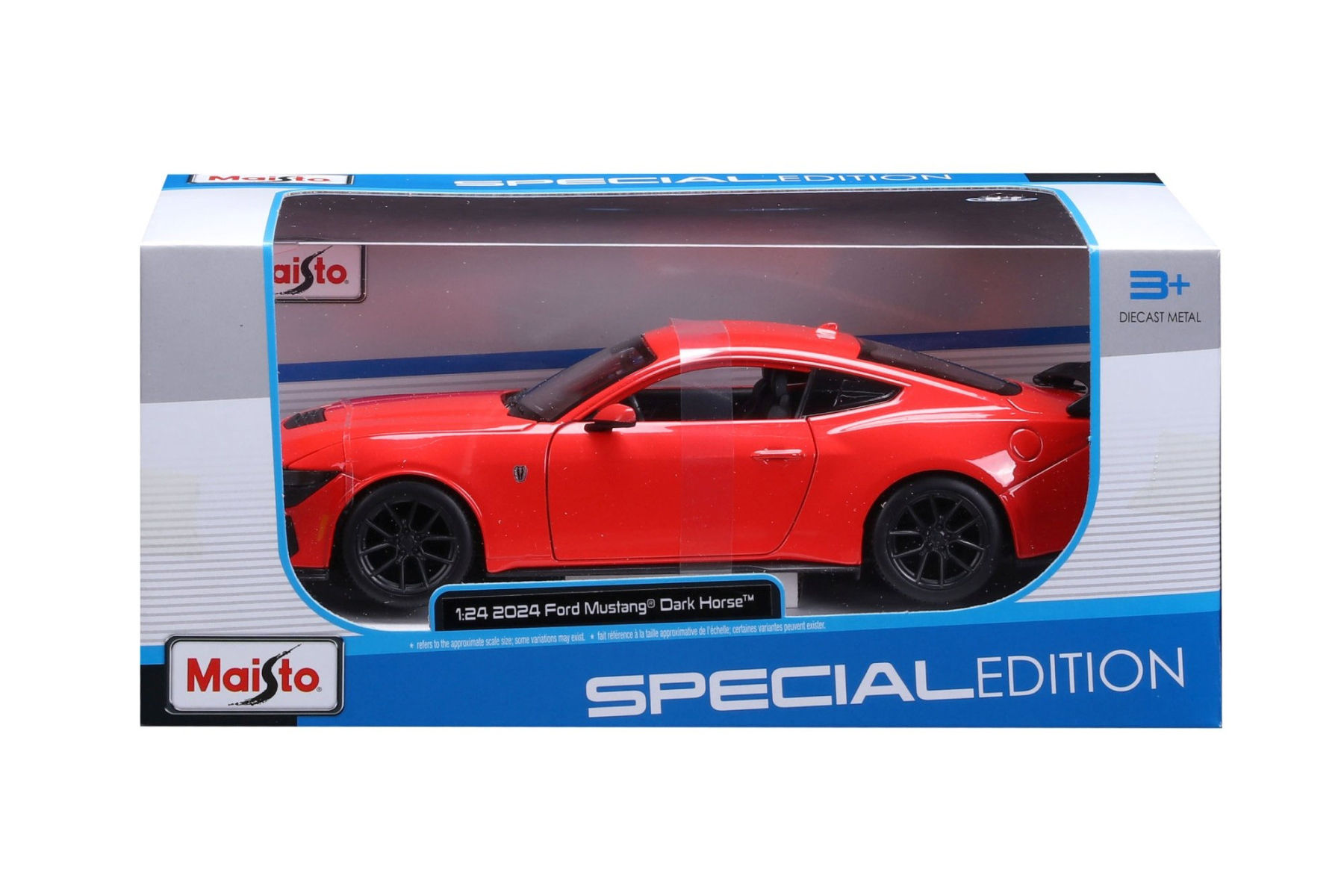 Ford Mustang 1/24 Darkhorse 2024 (25.4cm Long) - Red - Image 3