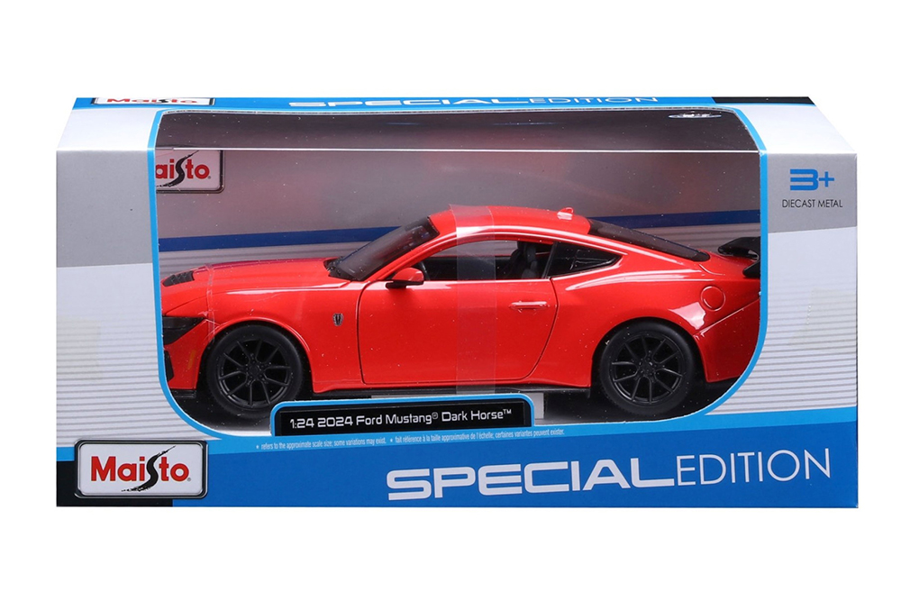 Ford Mustang 1/24 Darkhorse 2024 (25.4cm Long) - Red - Image 3