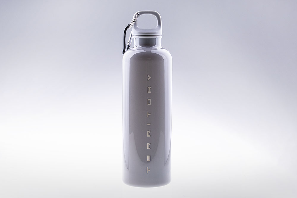 Ford Territory Recycled PET Water Bottle Grey - 750ml